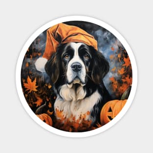 St Bernand Halloween Magnet